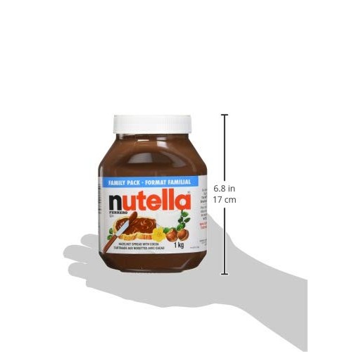 Nutella Hazelnut Chocolate Spread, 1Kg/35.3 Oz., {Imported From