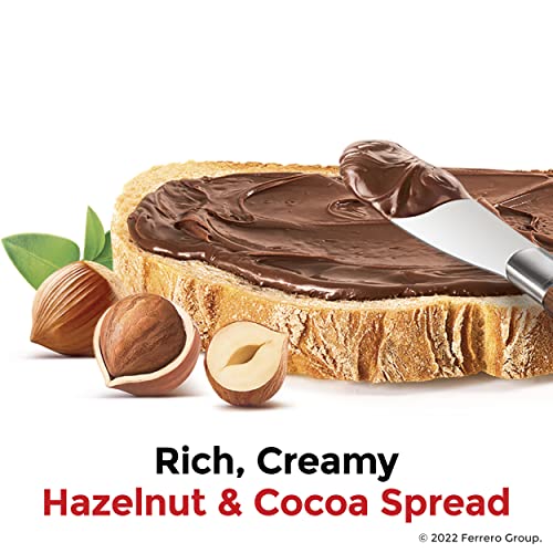 Nutella Hazelnut Spread with Cocoa for Breakfast, Great for East...