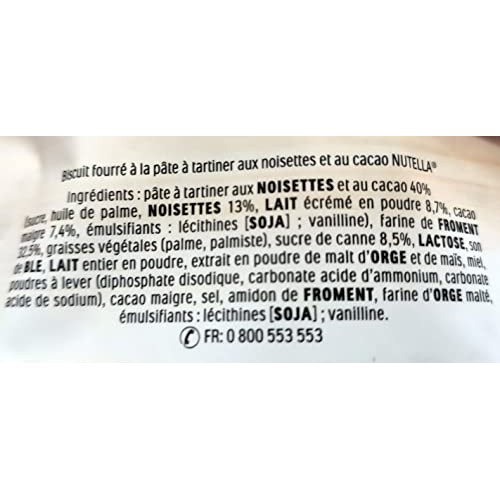 Nutella Sandwich Biscuits 304g Resealable Pouch 3 packs