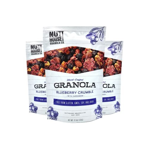 NutHouse! Granola Company - Premium Blueberry Crumble Granola | ...
