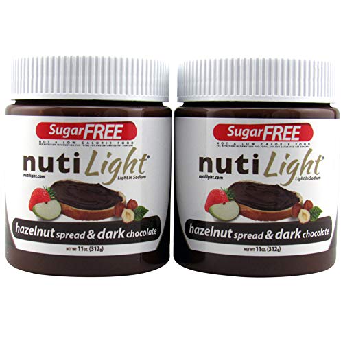 Nutilight - Sugar Free - Hazelnut Spread &Amp; Dark Chocolate - 11 O