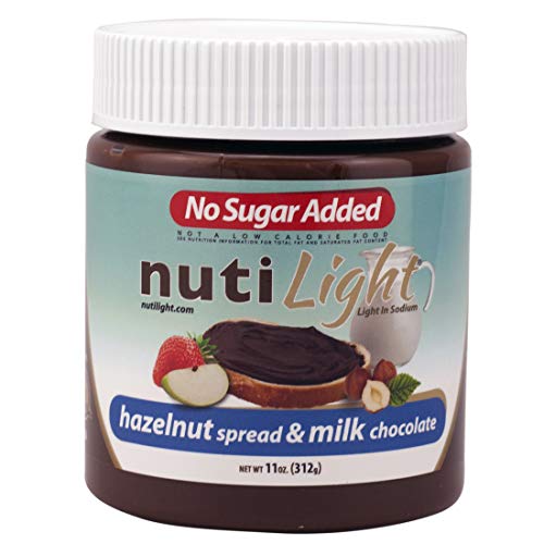 Nutilight No Sugar Added Keto-Friendly Hazelnut Spread And Milk