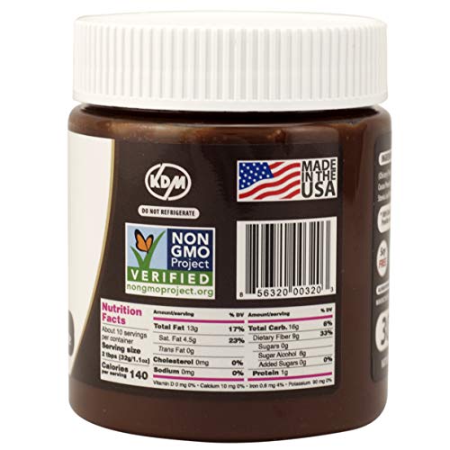 Nutilight Sugar Free Hazelnut Spread And Dark Chocolate 11 Ounce