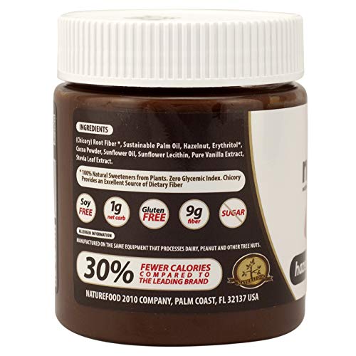 Nutilight Sugar-Free Keto-Friendly Hazelnut Spread And Dark Choc