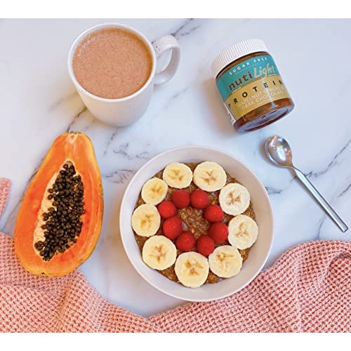 Nutilight Sugar Free Protein Hazelnut Spread and Dark Chocolate,...