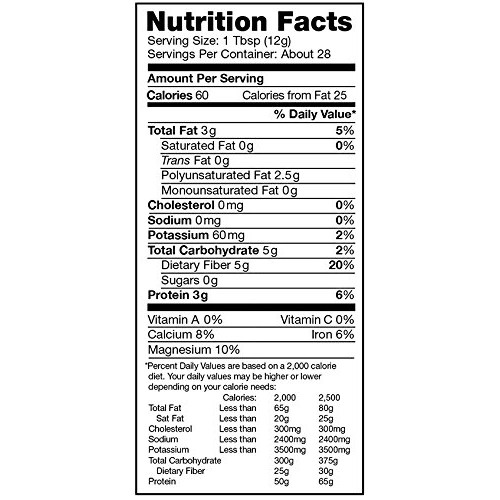 Nutiva Organic Chia Seed, Black, 12 Ounce