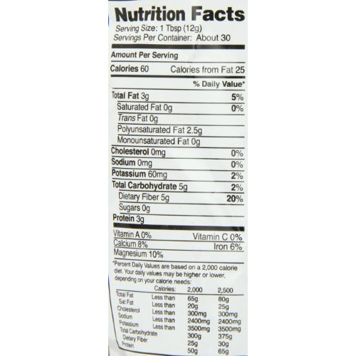 Nutiva Organic Chia Seed, Ground, 12 Ounce