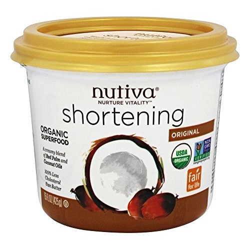 Nutiva Organic Coconut And Red Palm Oil Blend Shortening, 15 Oun