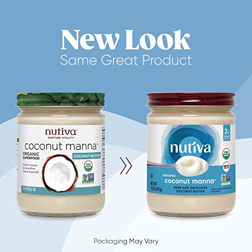 Nutiva Organic Coconut Manna, 15 oz