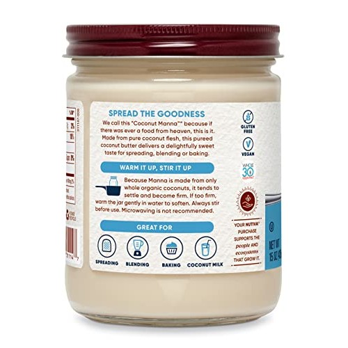 Nutiva Organic Coconut Manna, 15 oz