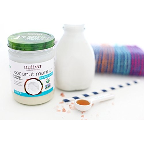 Nutiva Organic Coconut Manna Puréed Coconut Butter, 15 Ounce Pa