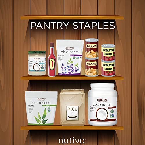 Nutiva Organic Coconut Manna Puréed Coconut Butter, 15 Ounce Pa