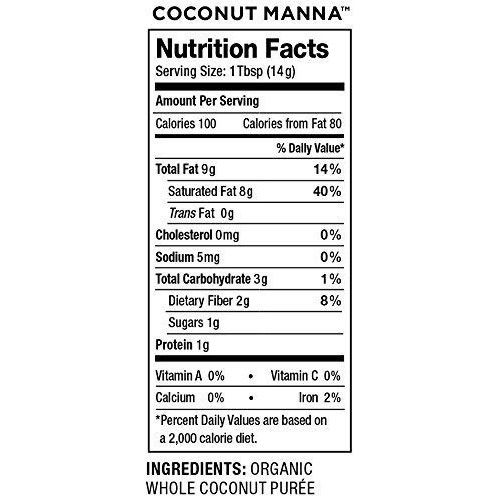 Nutiva Organic Coconut Manna Puréed Coconut Butter, 15 Ounce Pa