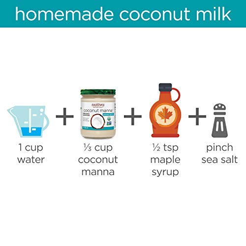 Nutiva Organic Coconut Manna Puréed Coconut Butter, 15 Ounce Pa