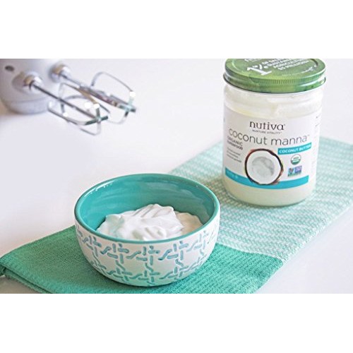 Nutiva Organic Coconut Manna Puréed Coconut Butter, 15 Ounce Pa