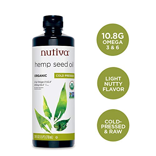 Nutiva Organic Cold-Pressed Unrefined Hemp Oil, 24 Ounce Nutiva Organic Cold-Pressed Unrefined Hemp Oil, 24 Ounce