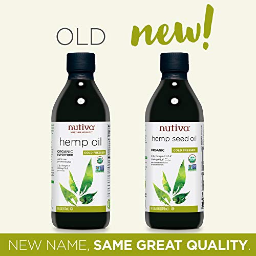 Nutiva Organic Cold-Pressed Unrefined Hemp Oil, 24 Ounce Nutiva Organic Cold-Pressed Unrefined Hemp Oil, 24 Ounce