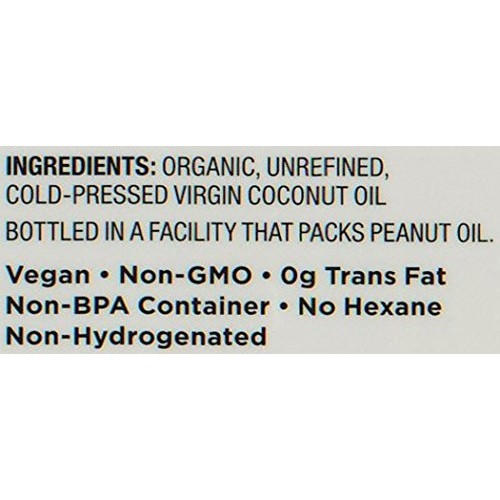 Nutiva Organic, Cold-Pressed, Unrefined, Virgin Coconut Oil From