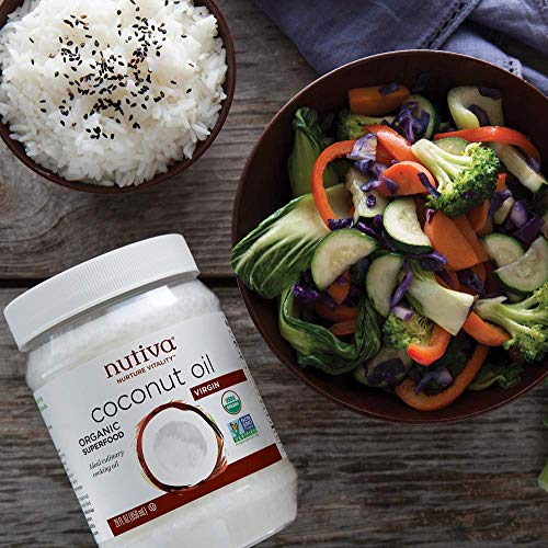 Nutiva Organic, Cold-Pressed, Unrefined, Virgin Coconut Oil From