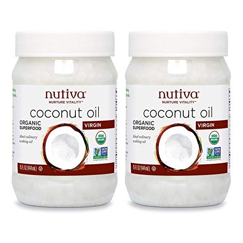 Nutiva Organic, Cold-Pressed, Unrefined, Virgin Coconut Oil From
