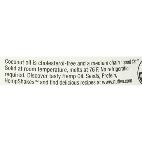 Nutiva Organic Cold-Pressed Virgin Coconut Oil, 1 Gallon