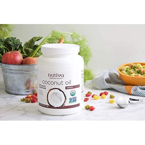 Nutiva Organic Cold-Pressed Virgin Coconut Oil, 54 Ounce
