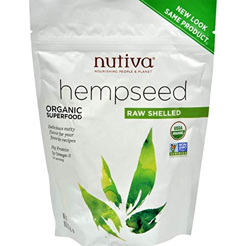 Nutiva Organic Hemp Seed - Raw Shelled - 8 Oz