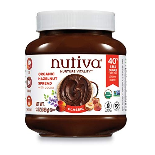 Nutiva Organic, Non-Gmo, Vegan Hazelnut Spread , Classic Chocol