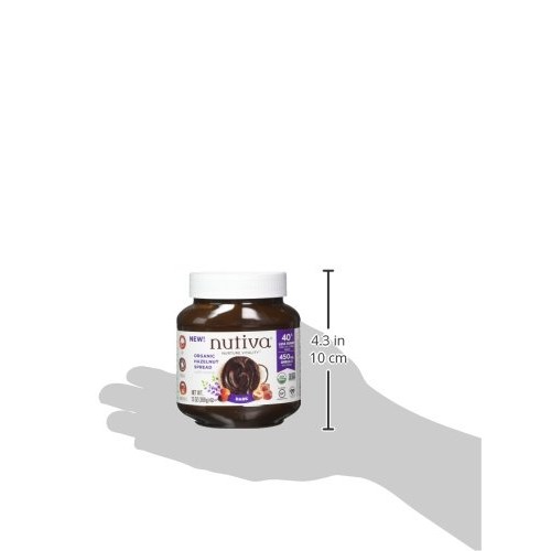 Nutiva Organic, Non-Gmo, Vegan Hazelnut Spread , Dark Chocolate