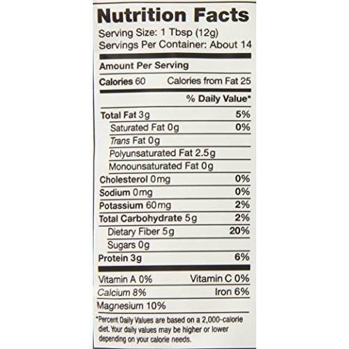 Nutiva Organic, Premium Black Chia Seeds, 6-Ounce