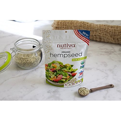Nutiva Organic Raw Shelled Hemp Seed, Us Grown, 24 Ounce | Usda