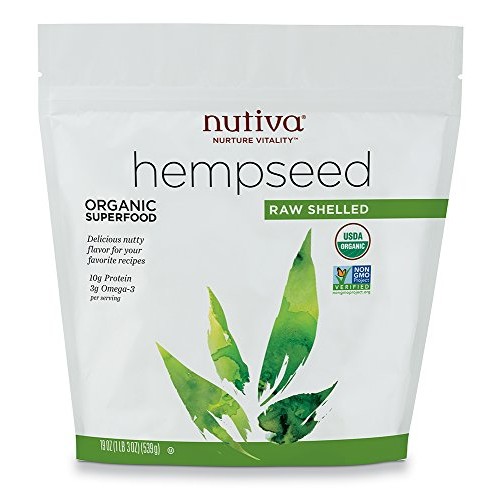 Nutiva Organic, Raw, Shelled Hempseed From Non-Gmo, Sustainably Nutiva Organic, Raw, Shelled Hempseed From Non-Gmo, Sustainably