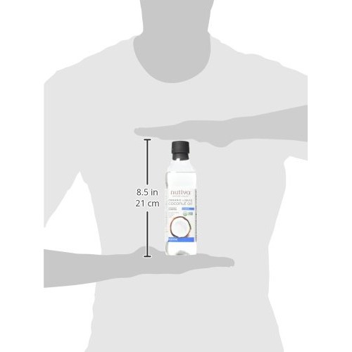 Nutiva Organic, Unrefined, Liquid Coconut Oil, 16 Ounces.