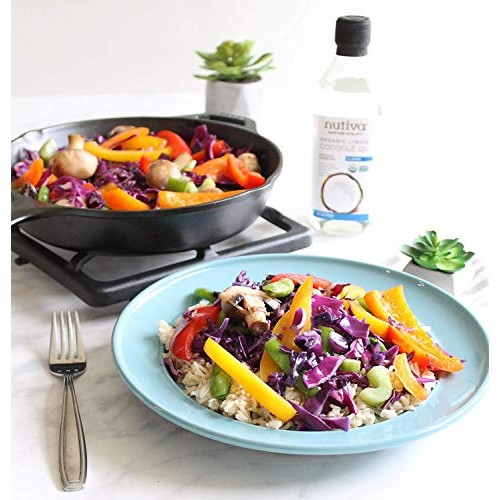 Nutiva Organic, Unrefined, Liquid Coconut Oil, 32 Ounces.