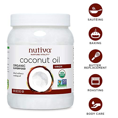 Nutiva Organic, Unrefined, Virgin Coconut Oil, 54 Fl Oz Pack Of 2