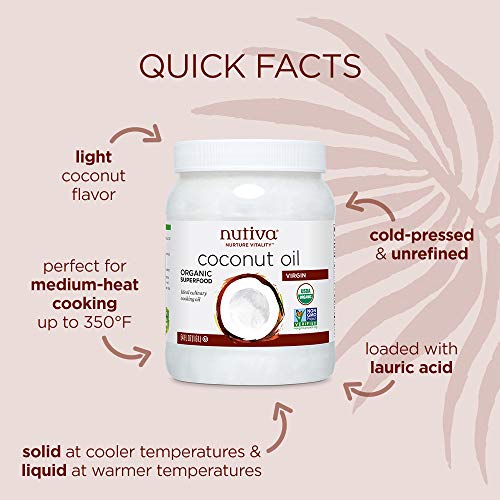 Nutiva Organic, Unrefined, Virgin Coconut Oil, 54 Fl Oz Pack Of 2
