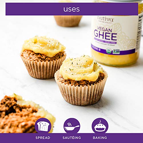 Nutiva Organic Vegan Plant-Based Ghee, 29 Ounce Pet | Usda Organ