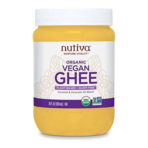 Nutiva Organic Vegan Plant-Based Ghee, 29 Ounce Pet | Usda Organ