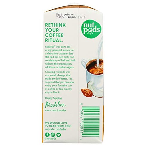 Nut Pods Creamer Diary Free Original, 11.2 Fl Oz