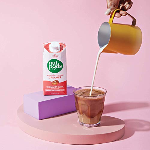Nutpods Cinnamon Swirl, Unsweetened Dairy-Free Liquid Coffee Cre
