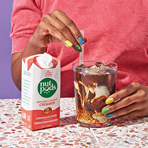 Nutpods Cinnamon Swirl, Unsweetened Dairy-Free Liquid Coffee Cre