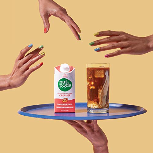 Nutpods Cinnamon Swirl, Unsweetened Dairy-Free Liquid Coffee Cre