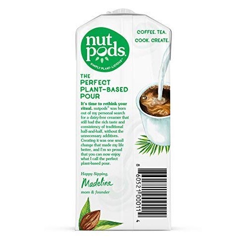 Nutpods Dairy-Free Creamer Unsweetened, 11.2 Fl Oz Pack Of 12-