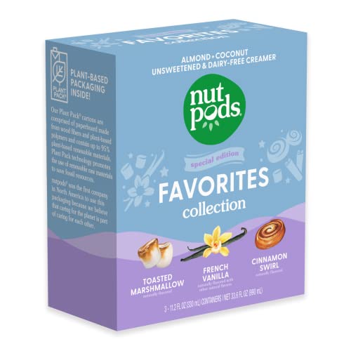 Nutpods Favorites Collection Coffee Creamer - Unsweetened Non Da