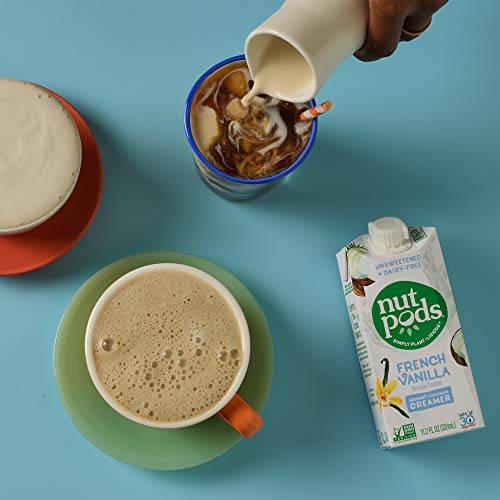 Nutpods French Vanilla, Unsweetened Dairy-Free Liquid Coffee Cre