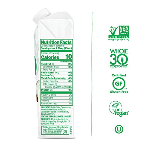 Nutpods French Vanilla, Unsweetened Dairy-Free Liquid Coffee Cre