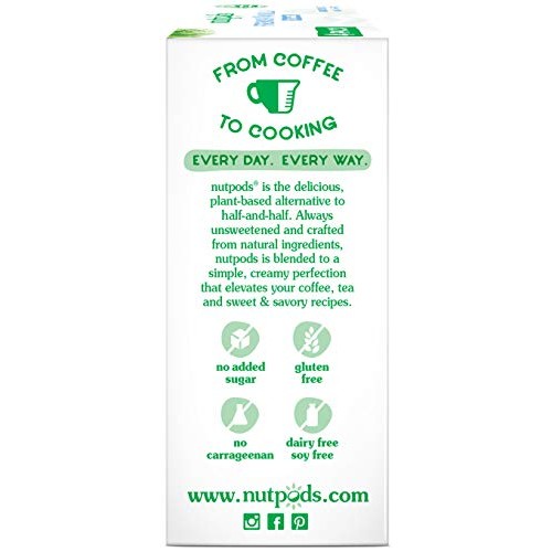 Nutpods French Vanilla, Unsweetened Dairy-Free Liquid Coffee Cre