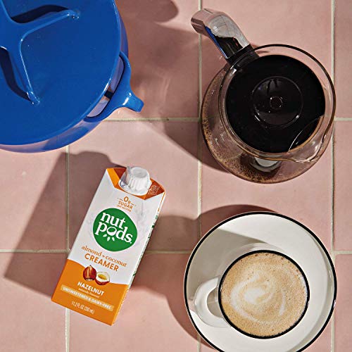 Nutpods Hazelnut, 6-Pack, Unsweetened Dairy-Free Creamer, Made