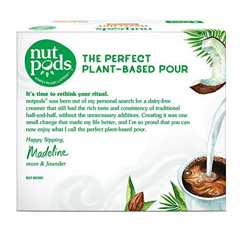 Nutpods Hazelnut Dairy-Free Creamer 4-Pack Unsweetened Whole30