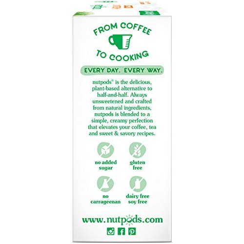 Nutpods Hazelnut Dairy-Free Creamer 4-Pack Unsweetened Whole30